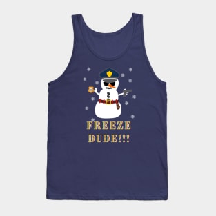 Funny Christmas Gift For Police Officer Tank Top